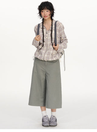 [NECY] gray cropped pants