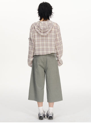 [NECY] gray cropped pants