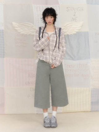 [NECY] gray cropped pants