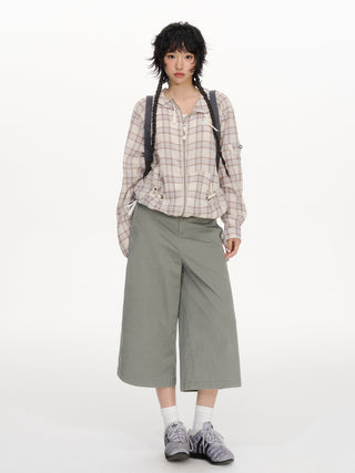 [NECY] gray cropped pants