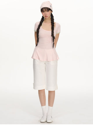 [NECY] white uniform pants