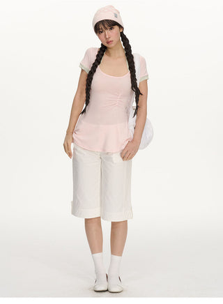 [NECY] white uniform pants