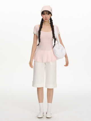 [NECY] white uniform pants