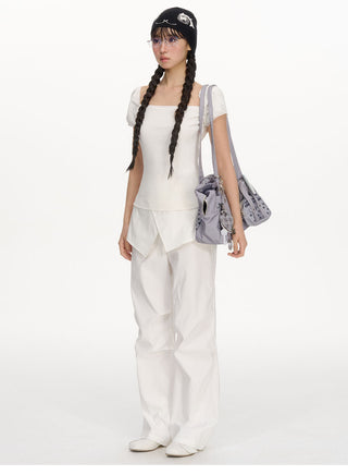 [NECY] fake two-piece overalls