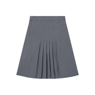 [NECY] pleated midi skirt