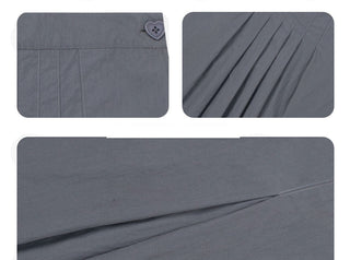 [NECY] pleated midi skirt