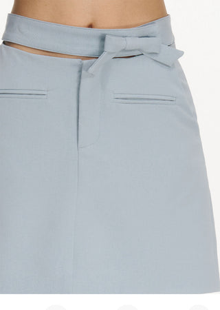 [NECY] blue bow skirt