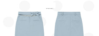 [NECY] blue bow skirt