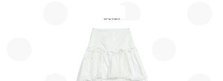 [NECY] lace-up puffy skirt