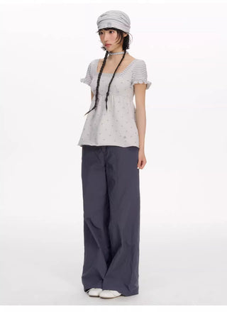 [NECY] striped polka tee