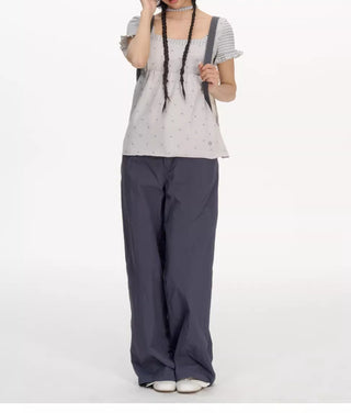 [NECY] striped polka tee