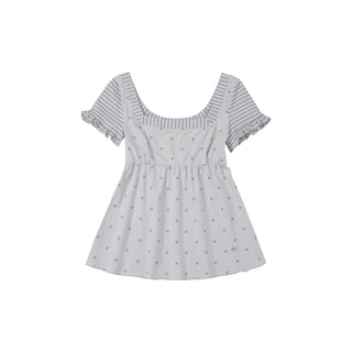 [NECY] striped polka tee