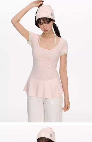 [NECY] contrast halter top