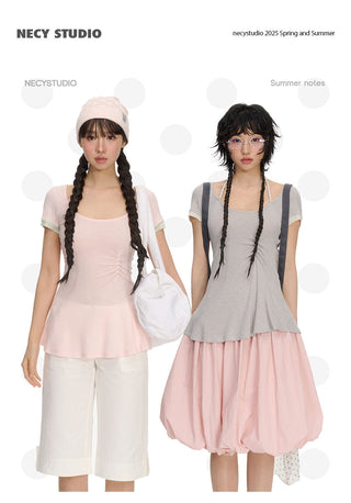 [NECY] contrast halter top