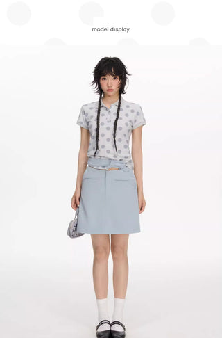 [NECY] polka dot polo