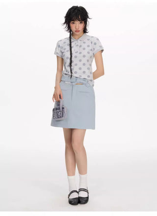 [NECY] polka dot polo
