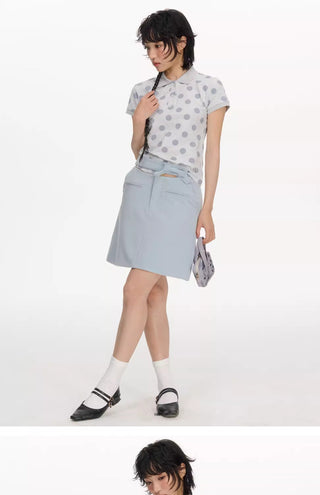 [NECY] polka dot polo
