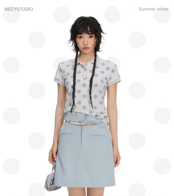 [NECY] polka dot polo