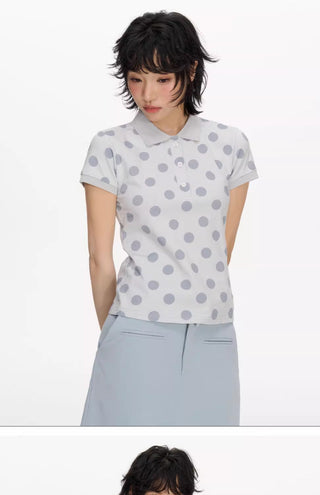 [NECY] polka dot polo