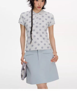 [NECY] polka dot polo