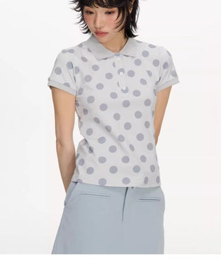 [NECY] polka dot polo