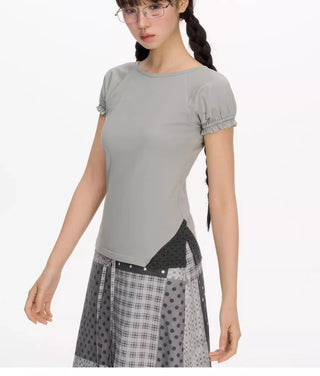 [NECY] puff sleeve tee