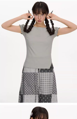 [NECY] puff sleeve tee