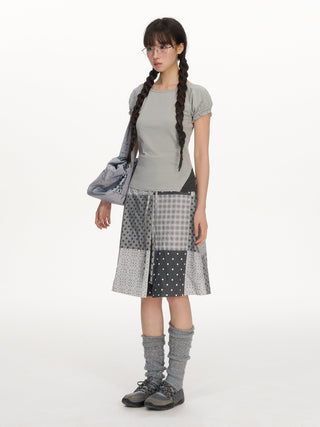 [NECY] puff sleeve tee