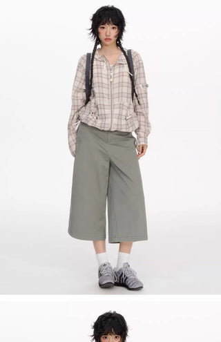 [NECY] plaid cardigan