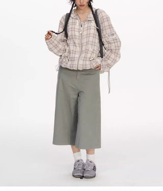 [NECY] plaid cardigan