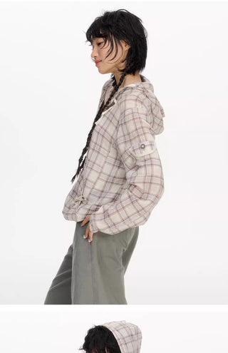 [NECY] plaid cardigan