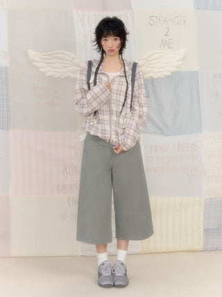 [NECY] plaid cardigan