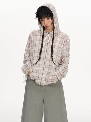 [NECY] plaid cardigan