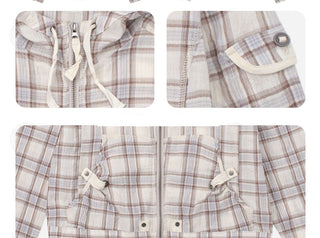 [NECY] plaid cardigan