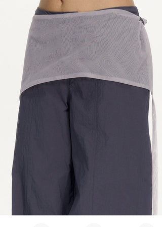 [NECY] lace-up overall pants