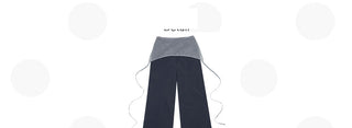 [NECY] lace-up overall pants