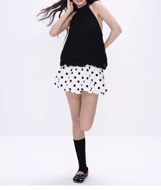 [NECY] halter chiffon vest