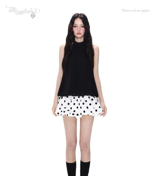 [NECY] halter chiffon vest