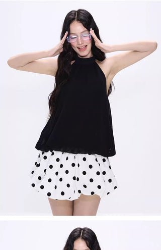 [NECY] halter chiffon vest