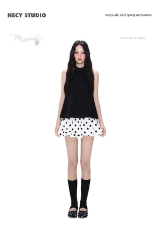 [NECY] halter chiffon vest