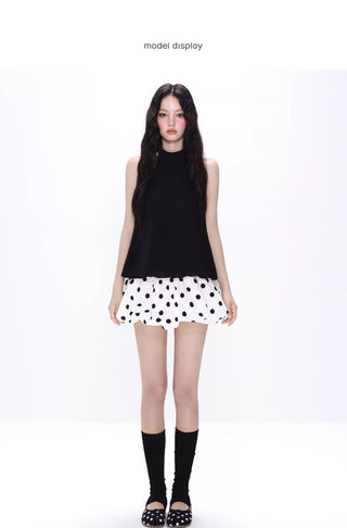 [NECY] polka dot skirt