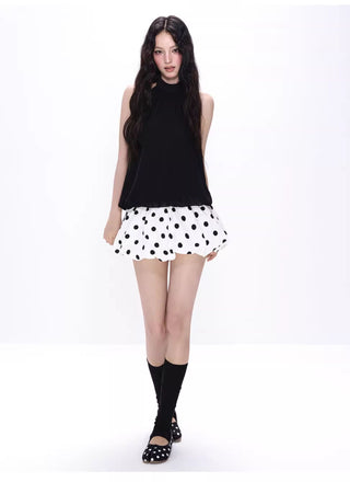[NECY] polka dot skirt