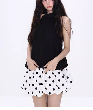 [NECY] polka dot skirt