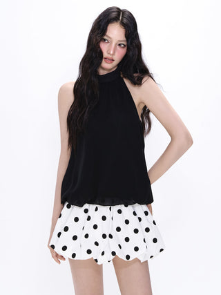 [NECY] polka dot skirt