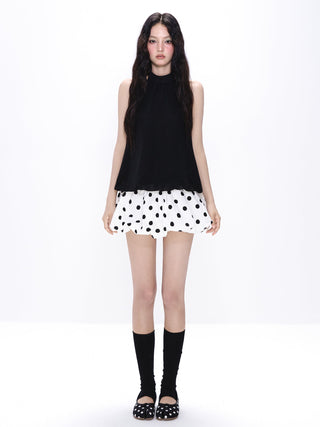 [NECY] polka dot skirt