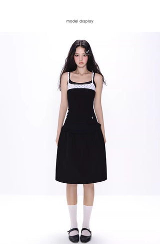 [NECY] black bubble skirt