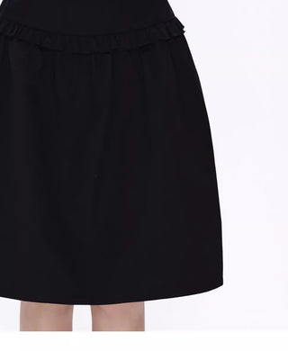 [NECY] black bubble skirt