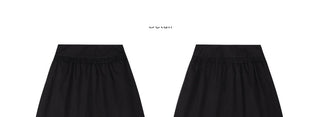 [NECY] black bubble skirt