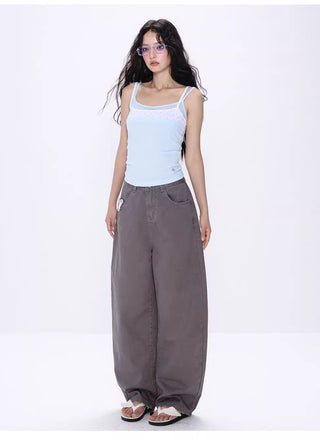 [NECY] polka dot mesh top