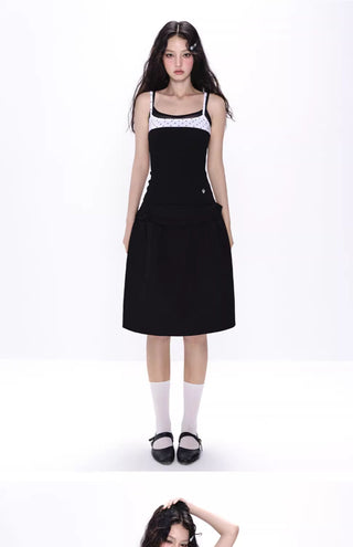 [NECY] polka dot mesh top